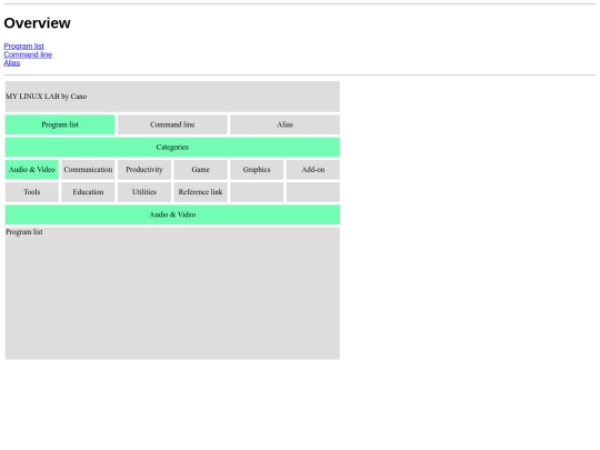 Final/Program list/MLL - PG - Utilities screenshot
