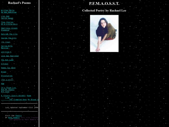 Poetics/RachaelDianeLee/RachaelsPoetry screenshot