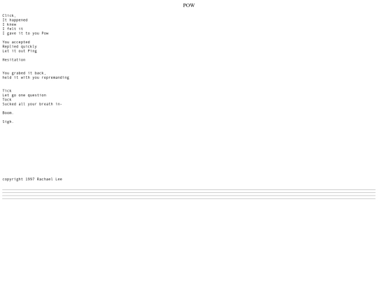 Poetics/RachaelDianeLee/rachael6 screenshot