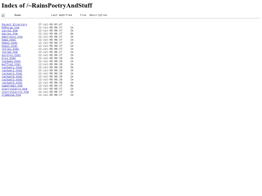 Poetics/RachaelDianeLee/rachaelspoems screenshot