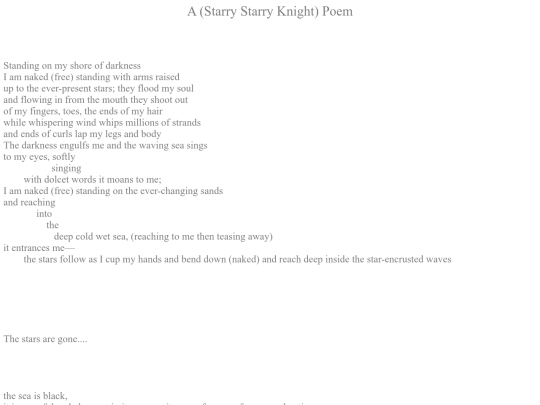 Poetics/RachaelDianeLee/starrystarry2 screenshot