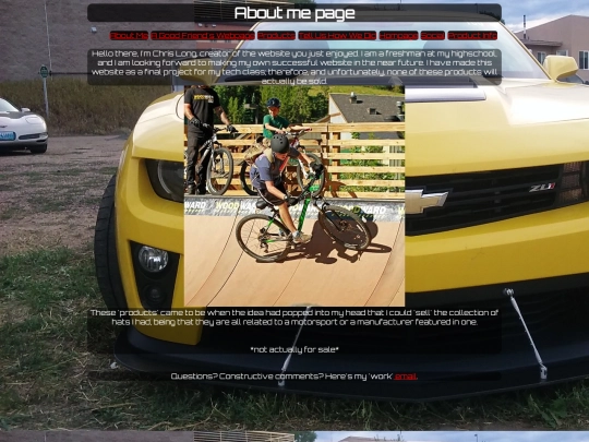 aboutpage screenshot