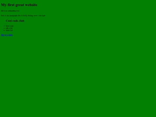 index screenshot
