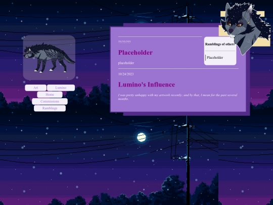 ramblings screenshot