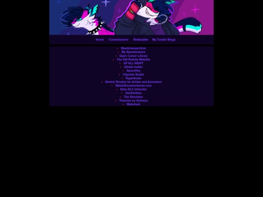 links screenshot