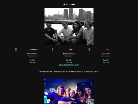 music/kuroma screenshot