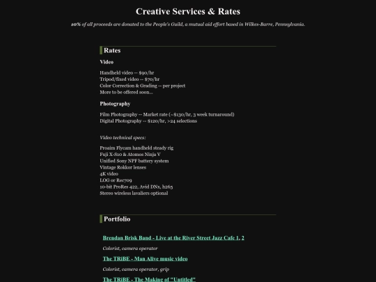 rates screenshot
