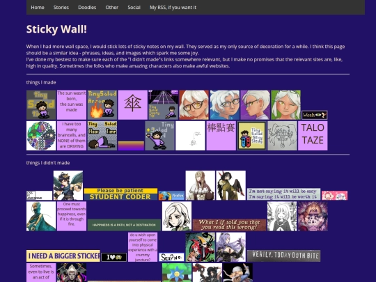 social/stickyWall screenshot