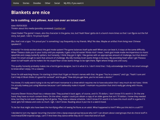 updates/blanketsAreNice screenshot
