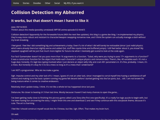 updates/collisionDetectionMyAbhorred screenshot
