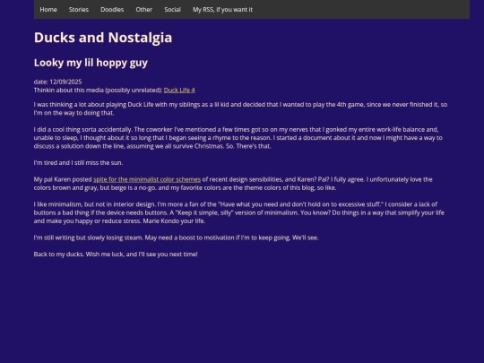updates/ducksAndNostalgia screenshot