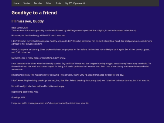 updates/goodbyeToAFriend screenshot