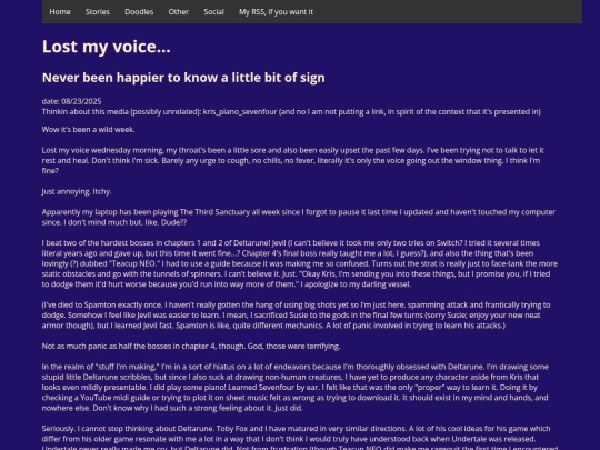 updates/lostMyVoice screenshot