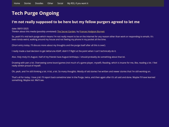 updates/techPurgeOngoing screenshot