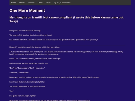 written_works/oneMoreMoment screenshot