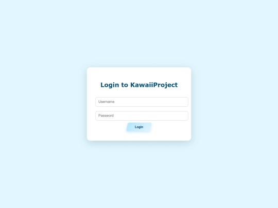 Login screenshot