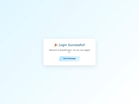 LoginSuscess screenshot