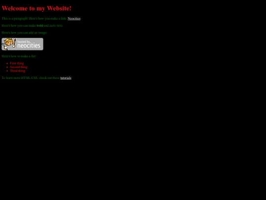 index screenshot