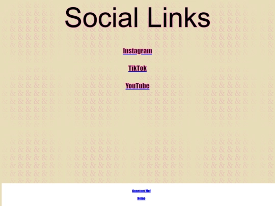 socials screenshot