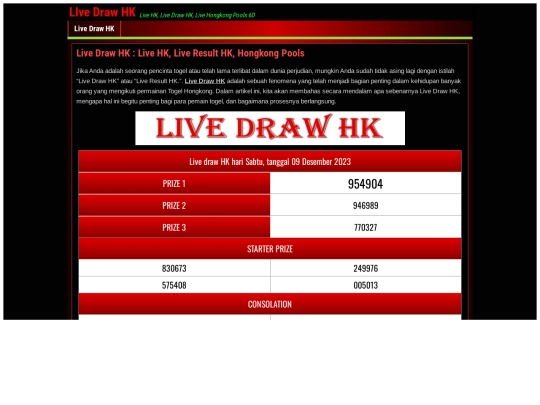 live-draw-hk screenshot