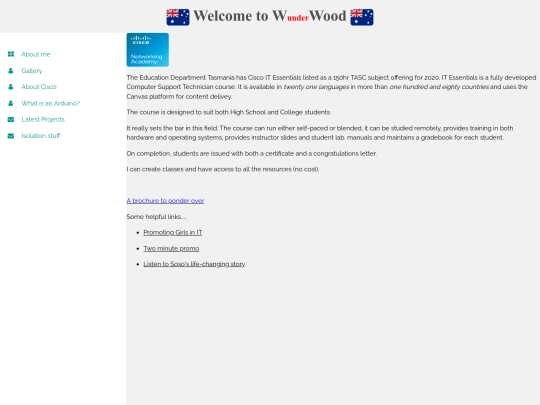 Aboutcisco screenshot