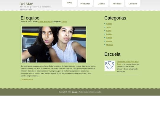 blog screenshot