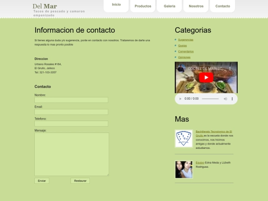 contact screenshot