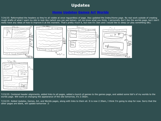updates screenshot