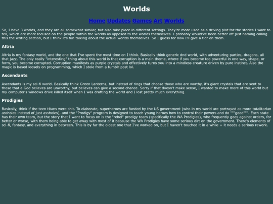 worlds screenshot
