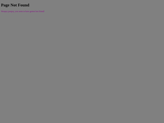 not_found screenshot