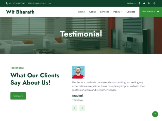 WIT/testimonial screenshot