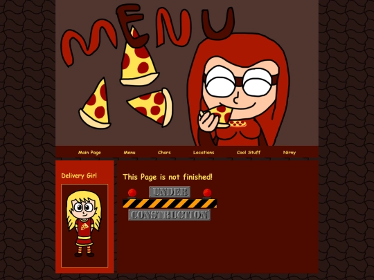 PizzaGirlMenu screenshot