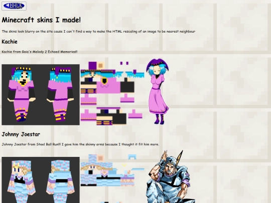 minecraftskins screenshot