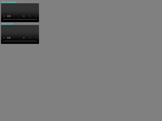 test/videoembed screenshot