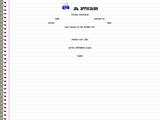 HBW- Job Application screenshot