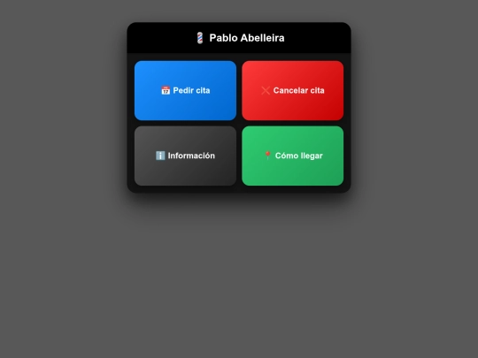 peluqueria pablo screenshot