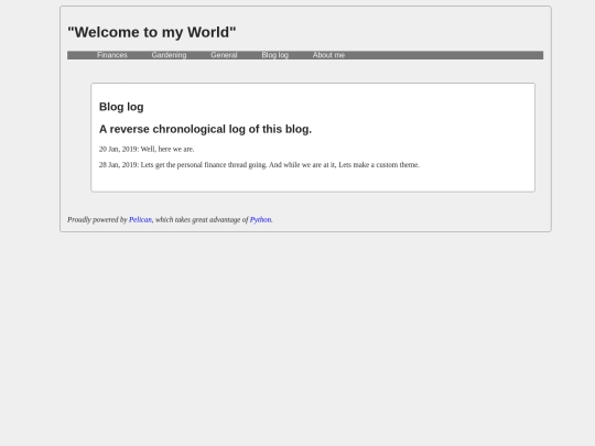 pages/blog-log screenshot