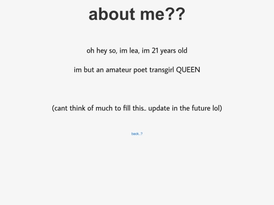 about me screenshot