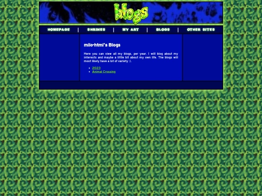 blogs screenshot