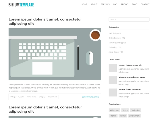 blog screenshot