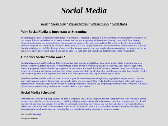 DaretoStream-Final/SocialMedia screenshot