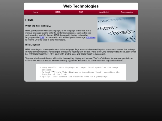 html screenshot