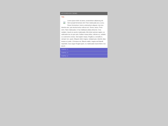 accordion screenshot