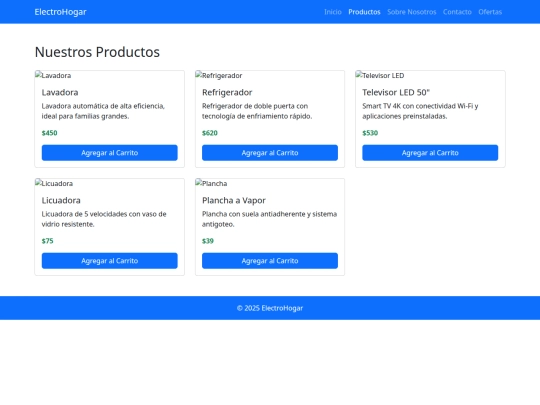 productos screenshot