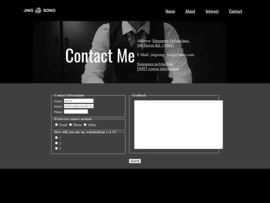 contact screenshot