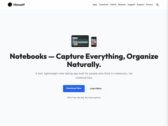 notebooks screenshot