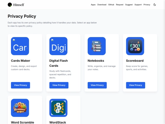 privacy screenshot