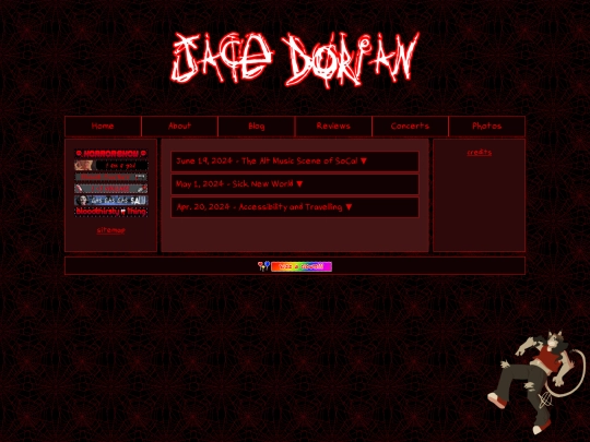 blog screenshot