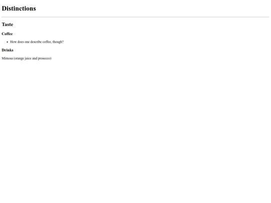 distinctions screenshot
