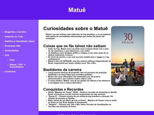 Curiosidades screenshot
